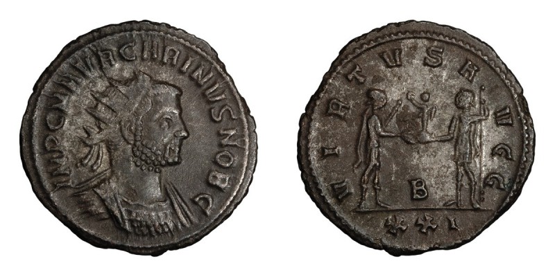 Carinus as Caesar. Antoninianus; Carinus as Caesar; 282-283 AD, Antioch, Antonin...