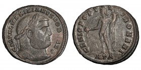 Galerius as Caesar. Follis; Galerius as Caesar; 293-305 AD, Heraclea, c. 297-8 AD, Follis, 11.11g. RIC-20b (C), officina A=1. Obv: GAL VAL MAXIMIANVS ...