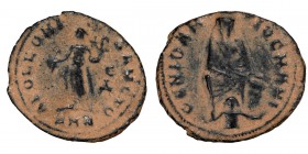 Anonymous, under Maximinus II. AE 3; Anonymous, under Maximinus II; Antioch, c. 310-313 AD, AE 3, 1.44g. Cohen-1 (Julian, 8 Fr.); Voetter, Gerin Catal...