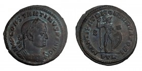 Constantine I. Follis; Constantine I; 307-337 AD, Trier, c. 307-8 AD, Reduced Follis, 7.69g. RIC-772a (C). Obv: IMP CONSTANTINVS P F AVG Bust laureate...