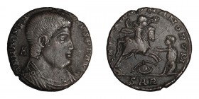 Magnentius. Centenionalis; Magnentius; 350-353 AD, Arles, 350 AD, Centenionalis, 5.27g. RIC-150, officina S=2 (C); Bastien-243 (9 spec.). Obv: D N MAG...