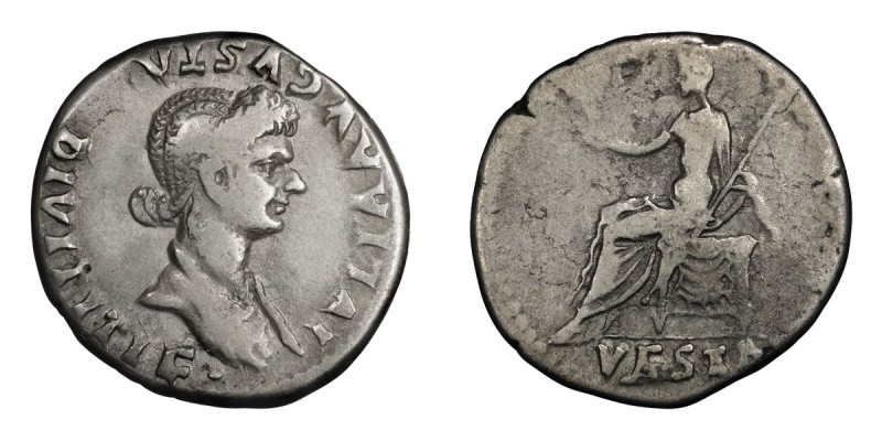 Julia Titi, daughter of Titus. Cistophoric Tetradrachm; Julia Titi, daughter of ...