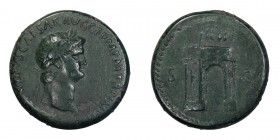 Nero. Sestertius; Nero; 54-68 AD, Uncertain Thracian Mint, c. 64-5 AD, Sestertius, 25.24g. RIC-pp. 186-7, RPC-1758. Obv: [NERO CLA]VDIVS CAESAR AVG GE...