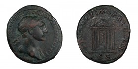 Trajan. 40-as; Trajan; 98-117 AD, Rome, As, 11.14g. Woytek, MIR-304b (54 spec.); BM-955; C-553 (6 Fr.); RIC-575. Obv: IMP CA[ES NERVAE] TRAIANO AVG GE...