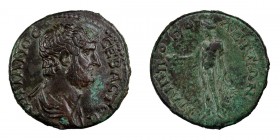 Hadrian. AE 24; Hadrian; 117-138 AD, Philippopolis, Thrace, AE 24, 9.36g. Rev. type var. of RPC-749. Obv: A?PIANOC - CEBACTOC Bare-headed, draped bust...