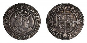 Great Britain, Henry VIII, 1509-1547, ND, Groat, VF; Great Britain, Henry VIII, 1509-1547, ND Groat, VF, Henry VIII, 1509-1547. Second coinage (1526-4...