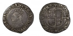 Great Britain, Elizabeth, 1558-1603, ND, Shilling, VF; Great Britain, Elizabeth, 1558-1603, ND Shilling, VF, Elizabeth, 1558-1603. Sixth issue. Key mm...