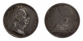Great Britain, 1742, Medal, EF/AU; Great Britain, 1742 Medal, EF/AU, George II (1727-1760), Martin Folkes (1690-1754), Scholar, Antiquary and Numismat...