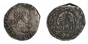 Italian States, Naples, ND, Half Carlino, EF; Italian States, Naples, ND Half Carlino, EF, Philip III. 1598-1621. Silver, 1.36g, 15.9mm. Crowned bust ...