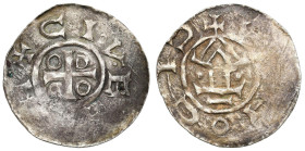 COLLECTION Medieval coins
POLSKA / POLAND / POLEN / SCHLESIEN / GERMANY

Miecław (1037-1047). Naśladownictwo denara saskiego Ottona i Adelajdy – RA...