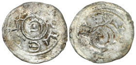 COLLECTION Medieval coins
POLSKA / POLAND / POLEN / SCHLESIEN / GERMANY

Bolesław IV Kędzierzawy (1146–1173). Denar - RARE 

Aw.: Głowa w otoku, ...