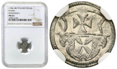 Sigismund I Old
POLSKA/ POLAND/ POLEN / POLOGNE / POLSKO

Zygmunt I Stary. Denar bez daty, Elbląg NGC MS64 (2TOP POP) 

Aw.: Orzeł Prus Królewski...