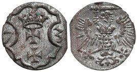 Interregnum
POLSKA/ POLAND/ POLEN / POLOGNE / POLSKO

Polska - bezkrólewie. Denar 1573, Gdansk / Danzig - RARE 

Rzadka XVI-wieczna moneta wybita...