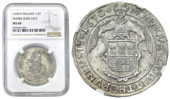 Sigismund III Vasa 
POLSKA/ POLAND/ POLEN / POLOGNE / POLSKO

Zygmunt III Waza. Half taler (Thaler) 1630, Toruń NGC MS60 (TOP POP) – RARITY 

Aw:...