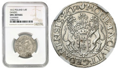 Sigismund III Vasa 
POLSKA/ POLAND/ POLEN / POLOGNE / POLSKO

Zygmunt III Waza. Ort (18 Groschen - Grosz) 1612, Gdansk / Danzig NGC UNC - RARE YEAR...