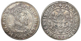 Sigismund III Vasa 
POLSKA/ POLAND/ POLEN / POLOGNE / POLSKO

Zygmunt III Waza. Ort (18 Groschen - Grosz) 1619, Gdansk / Danzig 

Ort wybity w 16...