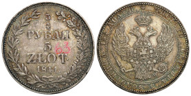 Poland XIX century / Russia 
POLSKA / POLAND / POLEN / RUSSIA / RUSSLAND / РОССИЯ

Polska XIX w./Rosja. Nicholas I. 3/4 Rubel (Rouble) = 5 zlotych ...