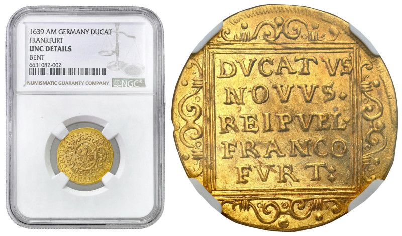 World coins 
Germany, Frankfurt. Ducat (Dukaten) 1639 NGC UNC - BEAUTIFUL 

A...