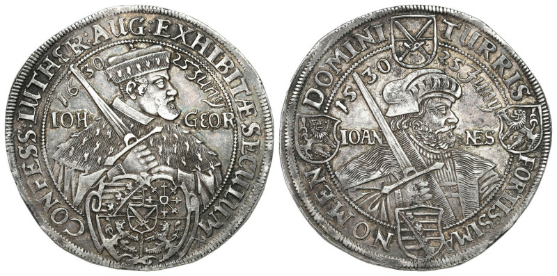 World coins 
Germany, Saxony. Johann Georg (1615-1656). Thaler (Thaler) 1630, D...