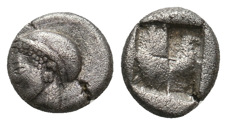 GREEK COIN. 1.28g 9.8m