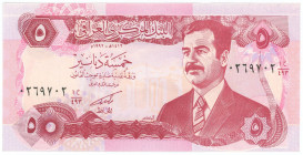 Iraq 5 Dinars 1992 AH1412