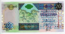 Libya 20 Dinars 2008 Commemorative