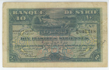 Syria 10 Piastres 1920