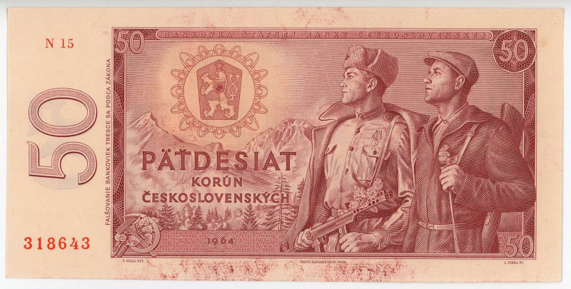 Czechoslovakia 50 Korun 1964

P# 90, N# 208518; # N15 318643; UNC