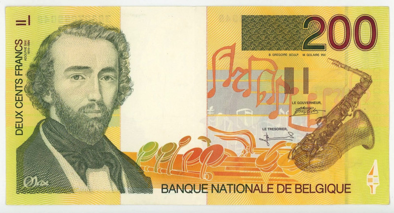 Belgium 200 Francs 1995 (ND)

P# 148, N# 202684; # 30803069048; eF