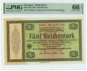 Germany - Third Reich 5 Reichsmark 1933 PMG 66 EPQ Gem UNC
