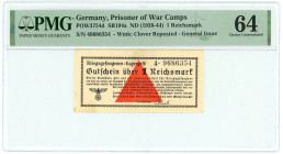 Germany - Third Reich 1 Reichsmark 1939 - 1944 (ND) PMG 64 Choice UNC