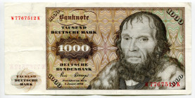 Germany - FRG 1000 Deutsche Mark 1980