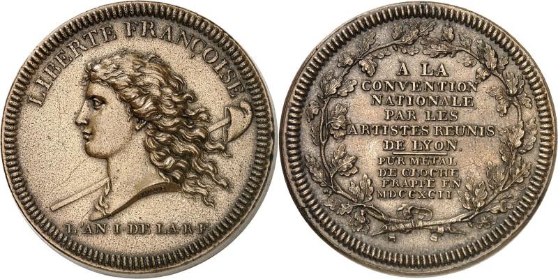 FRANCE
Convention (1792-1795). Essai de Galle à la Liberté par A. Galle 1792 - A...