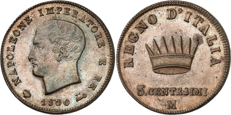 ITALIE - ITALY
Milan, royaume d’Italie, Napoléon Ier (1805-1814). 3 centesimi 18...