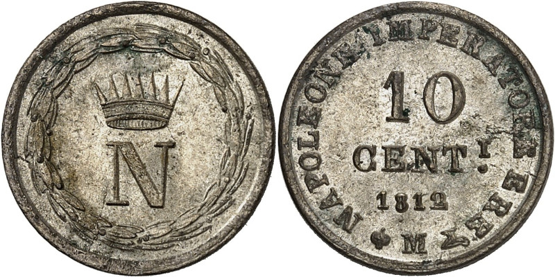 ITALIE - ITALY
Milan, royaume d’Italie, Napoléon Ier (1805-1814). 10 centimes (p...