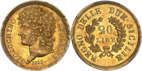 ITALIE - ITALY
Naples, Joachim Murat (1808-1815). 20 lire 1813, Naples.
Av. GIOACCHINO NAPOLEONE. Buste à gauche, au-dessous (date). 
Rv. REGNO DELLE ...