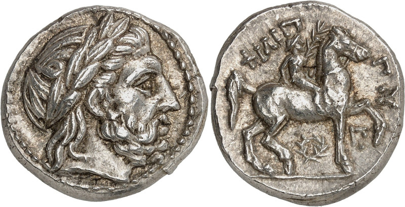 GRÈCE ANTIQUE - GREEK
Macédoine (royaume de), Philippe II (359-336 av. J.-C.). T...