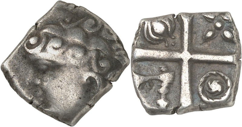 GAULE - CELTIC
Pétrocores. Drachme de style flamboyant, série 1 ND (milieu du II...