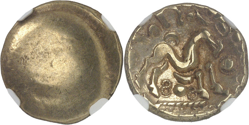 GAULE - CELTIC
Ambiens. Statère uniface, aux deux esses ND (60-50 av. J.-C.).
Av...