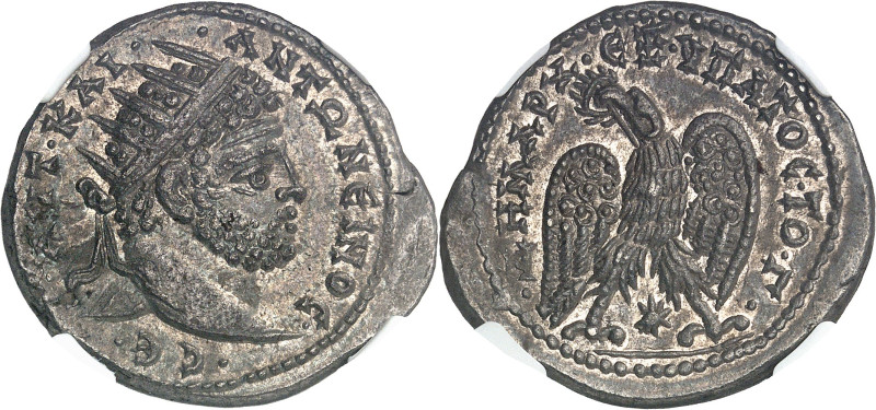 EMPIRE ROMAIN - ROMAN
Caracalla (198-217). Tétradrachme 212-213, Laodicée ad Mar...