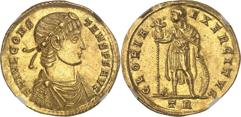 EMPIRE ROMAIN - ROMAN
Constans (337-350). Multiple ou médaillon du poids de 1,5 ...