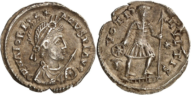 EMPIRE ROMAIN - ROMAN
Majorien (457-461). Silique (ou demi-silique) ND (c.458),...