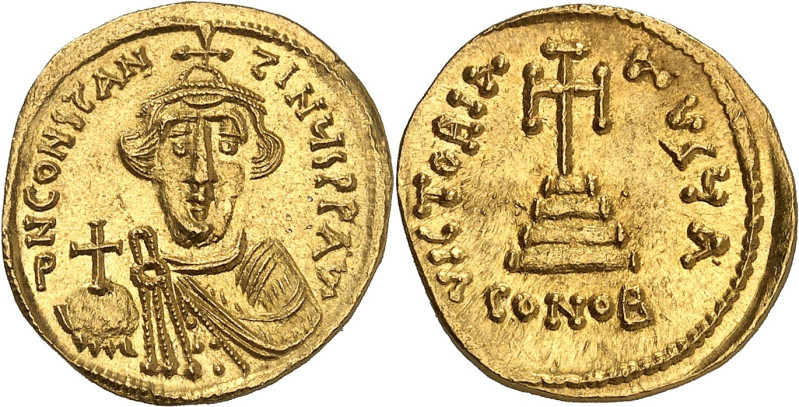 EMPIRE BYZANTIN - BYZANTINE
Constant II (641-668). Solidus ND (641-645), Constan...