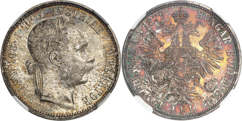 AUTRICHE - AUSTRIA
François-Joseph Ier (1848-1916). Florin 1879, Vienne.
Av. FRA...