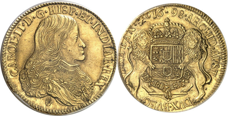 BELGIQUE - BELGIUM
Brabant (duché de), Charles II (1665-1700). 8 souverains 1698...