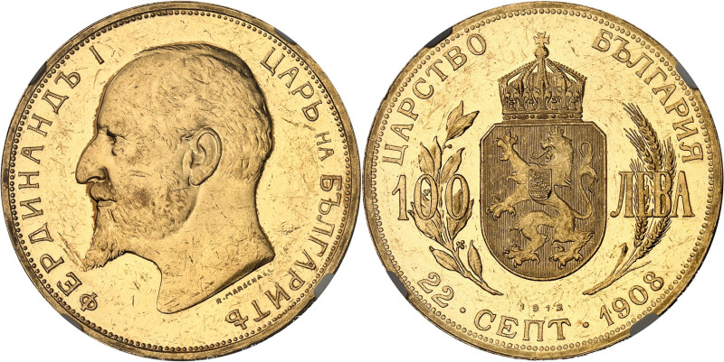 BULGARIE - BULGARIA
Ferdinand Ier (1887-1918). 100 leva, commémoration de l’indé...