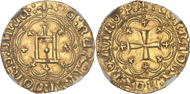 FRANCE / CAPÉTIENS - FRANCE / ROYAL
Charles VII (1422-1461). Ducat ou Génois d’O...