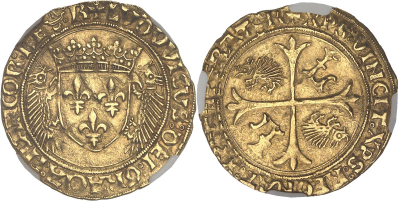 FRANCE / CAPÉTIENS - FRANCE / ROYAL
Louis XII (1498-1514). Écu d’or au porc-épic...