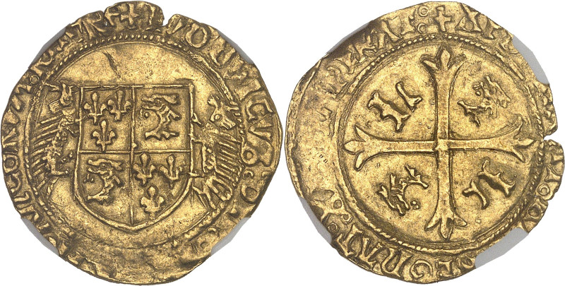 FRANCE / CAPÉTIENS - FRANCE / ROYAL
Louis XII (1498-1514). Écu d’or au porc-épic...