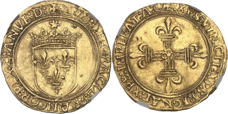 FRANCE / CAPÉTIENS - FRANCE / ROYAL
Gênes, Louis XII (1499-1512). Écu d’or au so...